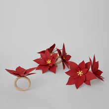 Kış Güneşi - Kağıt Çiçek Peçete Halkası 6lı Set