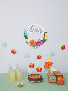 Aloha - Pasta Süsü (Cake Topper)