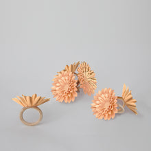 Gülümse - Kağıt Çiçek Peçete Halkası 6'lı Set