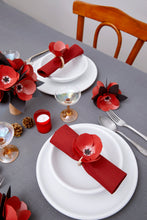 Nazlı - Kağıt Çiçek Peçete Halkası 6'lı Set