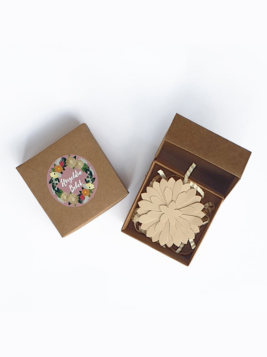 Ada - El Yapımı Kağıt Magnet Hediyelik- 30'lu Set